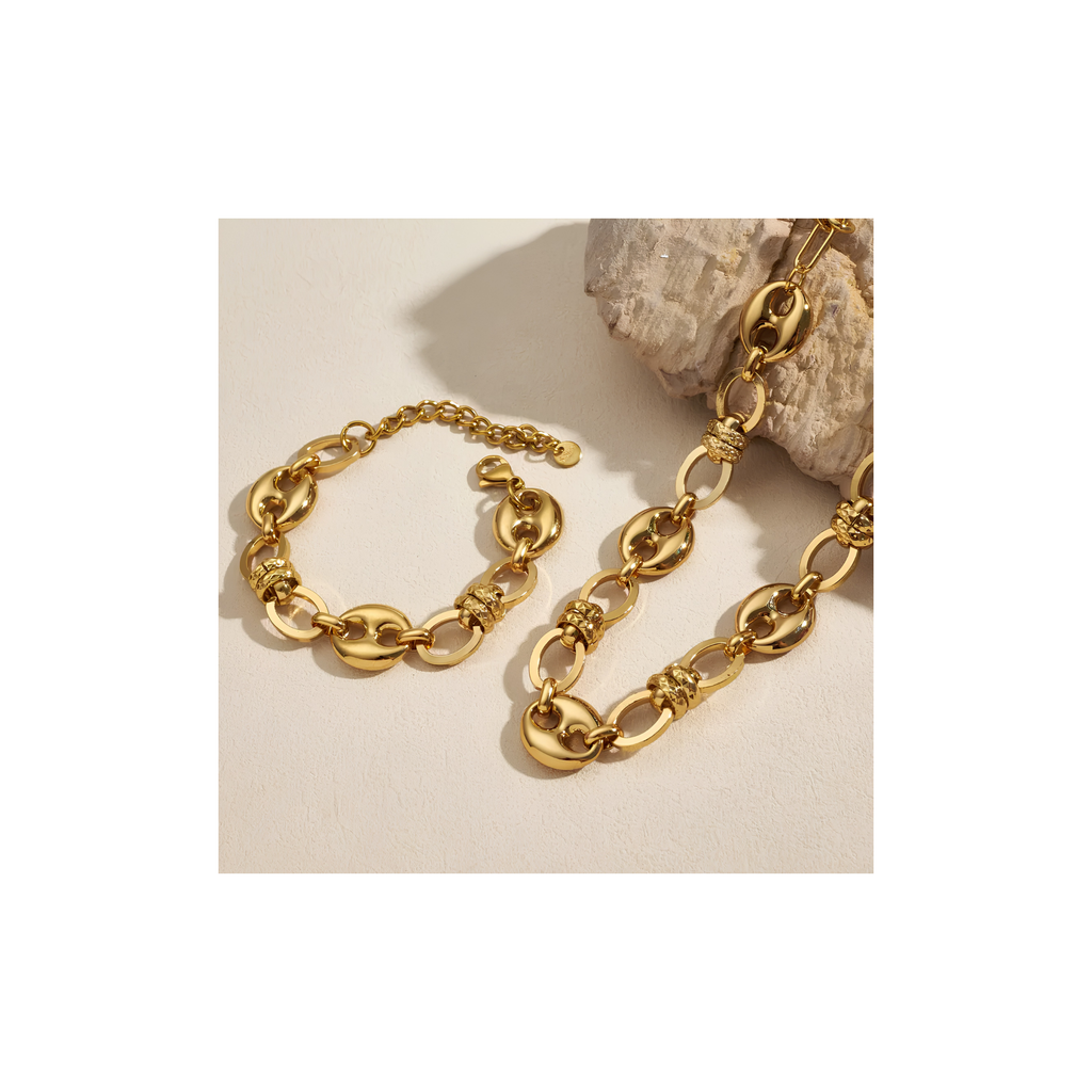 Parure Chaîne Maille Marine